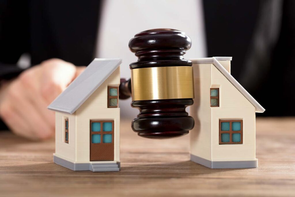 Partition or division of the Property
